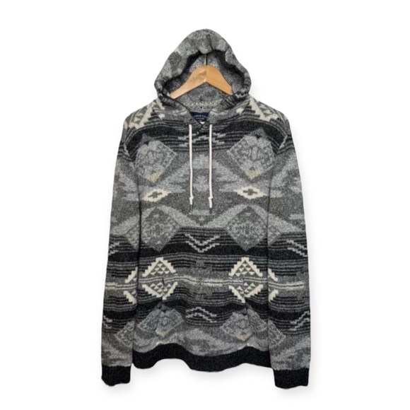 American Eagle Outfitters Other - American Eagle Aztec Print Men’s Hoodie Size Large Soft Warm Stretchy